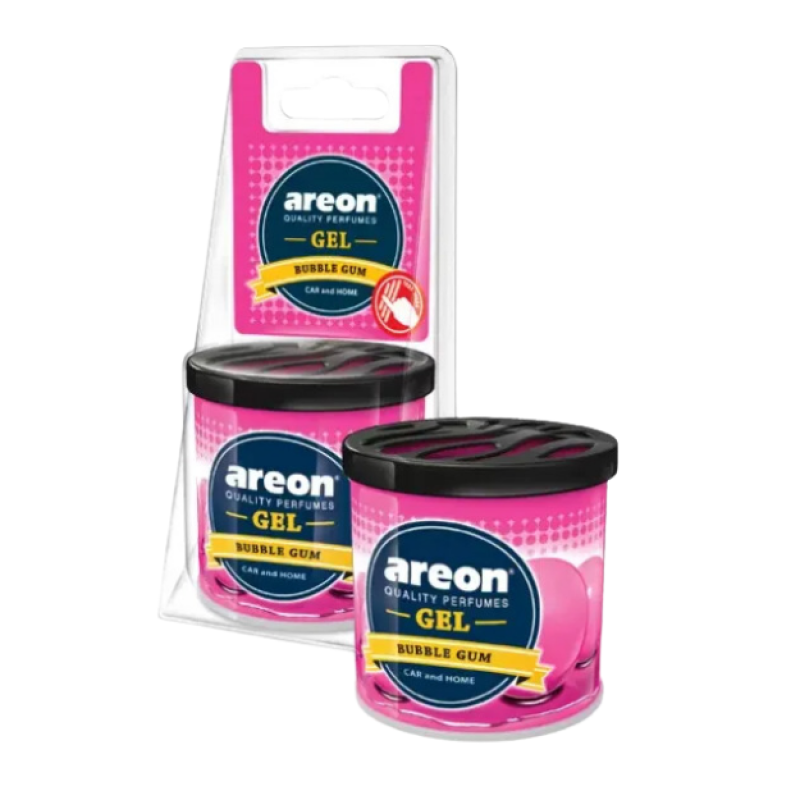 Areon Gel Can Blister Bubble Gum Bardaklik Oto Araç Kokusu