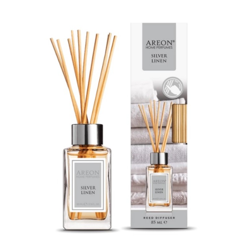 Areon Classic Silver Linen 85 Ml Bambu Çubuklu Oda Kokusu