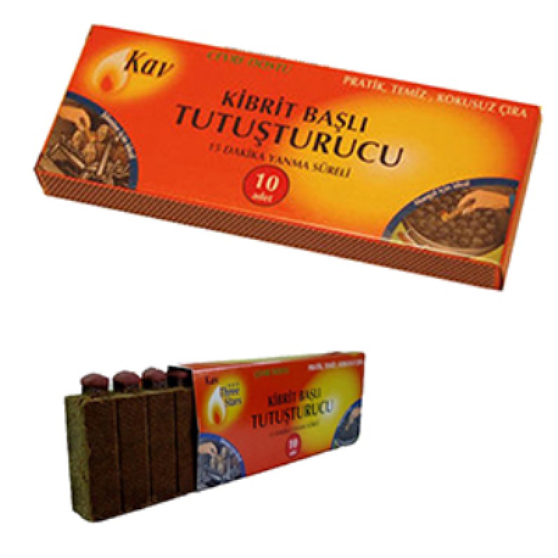 KAV KIBRIT BASLI TUTUSTURUCU 10LU